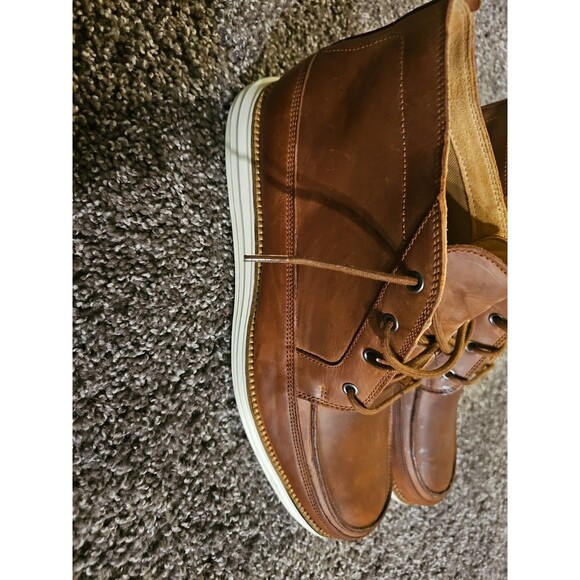 Cole Haan Lunargrand Mens Size 11.5 M Brown Leather Moc Toe Chukka Ankle Boots main image 7